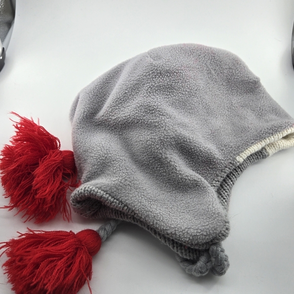 Sock Monkey Hat Fleece Lined OS - Picture 5 of 5